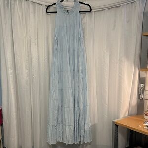 Indigo Soul Light Blue Maxi Dress